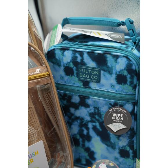 Clear Back-to-School Bundle | Tan Transparent Backpack + Blue Fulton Lunchbox - Picture 11 of 16